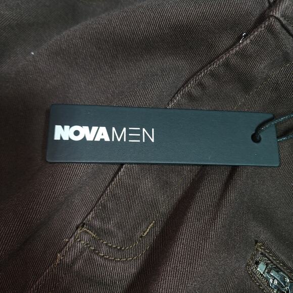 NOVA MEN NWT MENS SIZE 40 INSPECT ME CARGO STACKED SKINNY PANTS - Picture 7 of 12